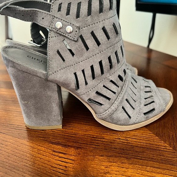 Christian Siriano heels size 6 taupe - Picture 4 of 8